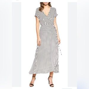 Bardot Andi Striped Wrap Dress